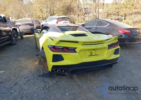 2022 Chevrolet Corvette Stingray Rwd 3Lt из США, поврежденный, VIN 1G1YC3D49N5121072